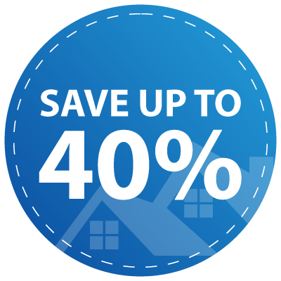 Save Up To 40%